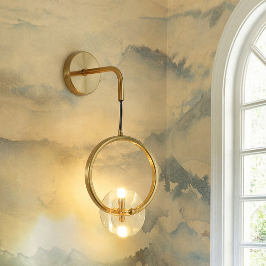 Minimalist Ring Pendant Style Wall Hanging Light