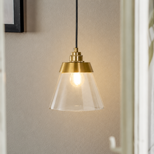 Modern Creative Single Glass Shade Pendant Light