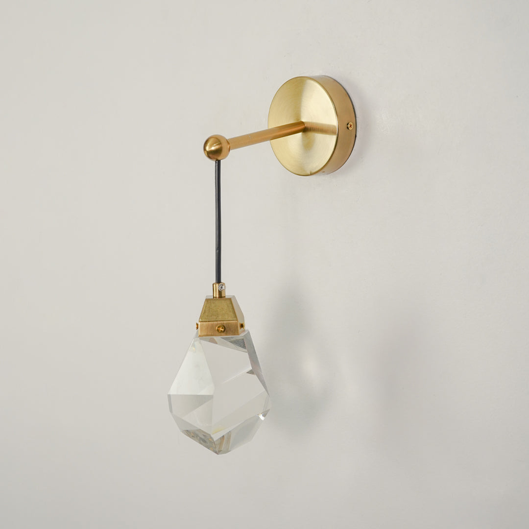 Modern Diamond Crystal Glass Wall Light