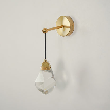 Modern Diamond Crystal Glass Wall Light