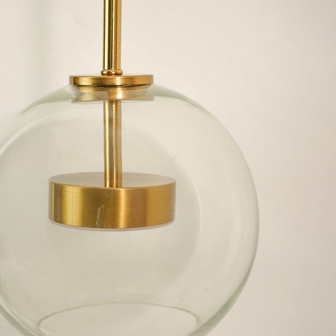 Modern Glass Ball Dropping Metal Wall Light