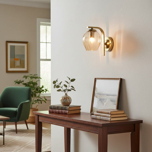 Dimension image of oval glass shade pendant light for modern room decor styling with elegant vintage design finish decor.