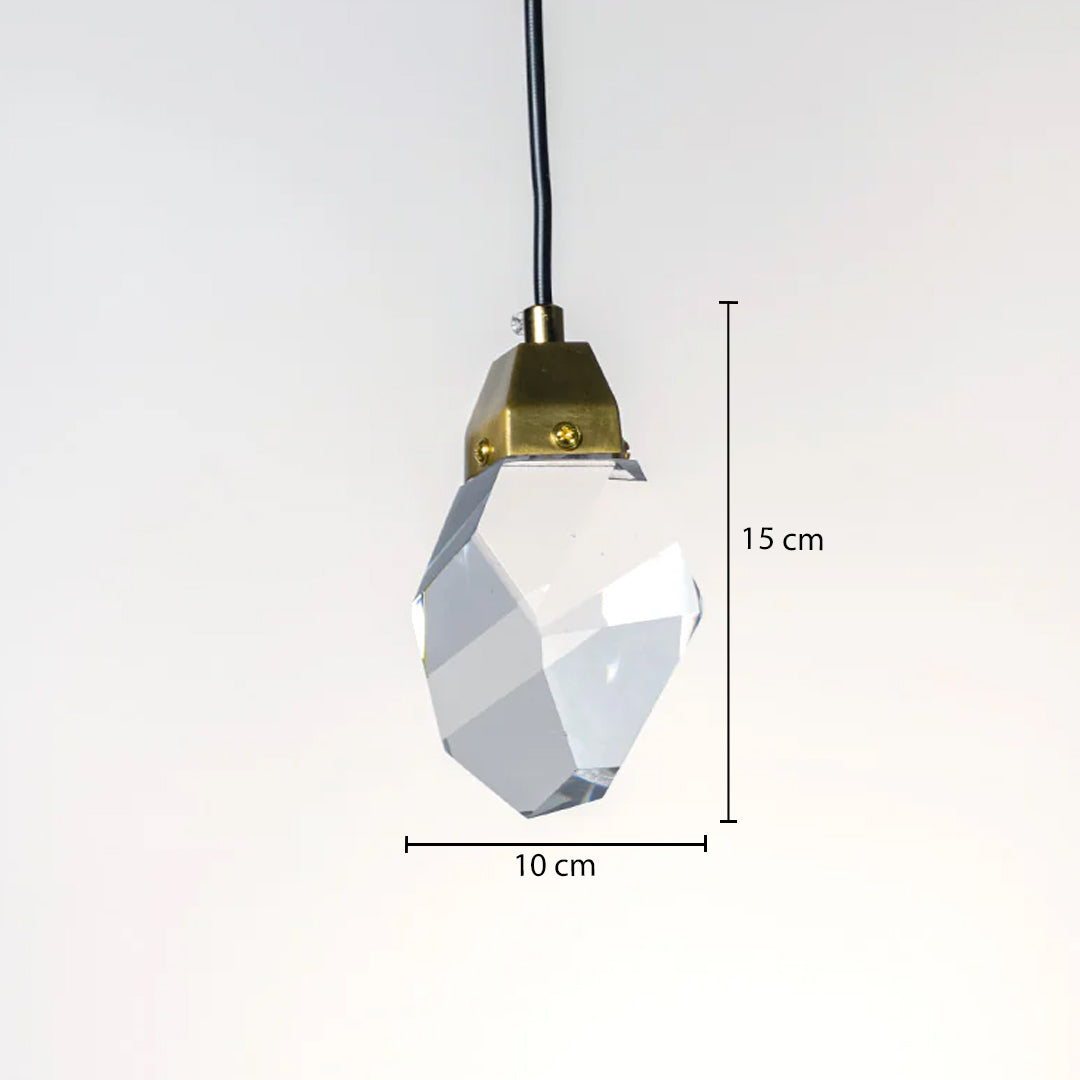 Modern Plating Crystal Pendant Light