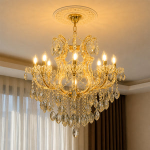Monte Carlo 9-Light Crystal Chandelier
