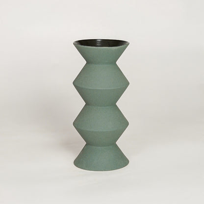 Munro Japandi Ceramic Vase - Green