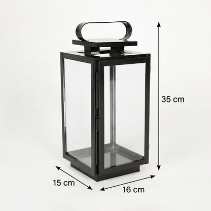 Nebula Tower Metal Lantern - Medium
