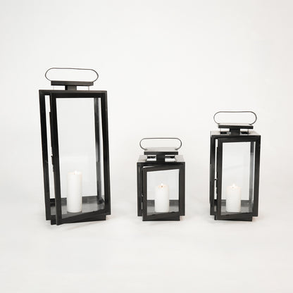 Nebula Tower Metal Lantern - Medium
