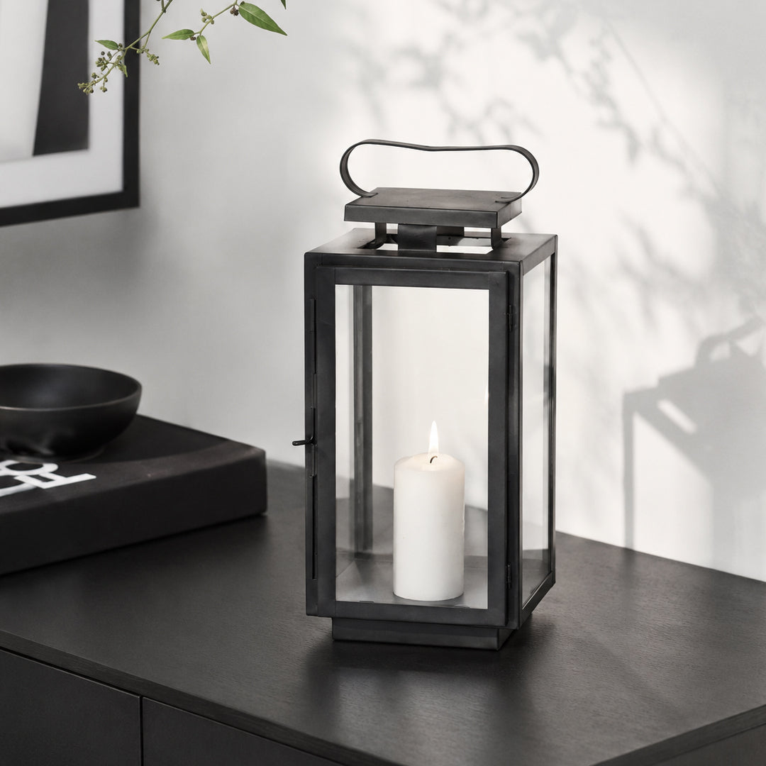 Nebula Tower Metal Lantern - Medium