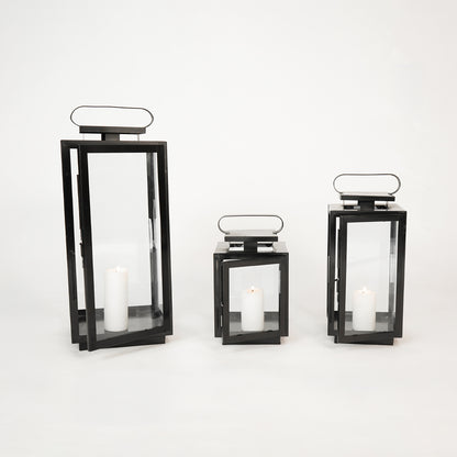 Nebula Tower Metal Lantern - Small