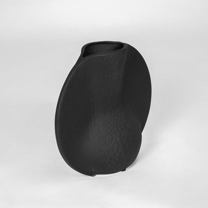 Nefer Black Ceramic Vase
