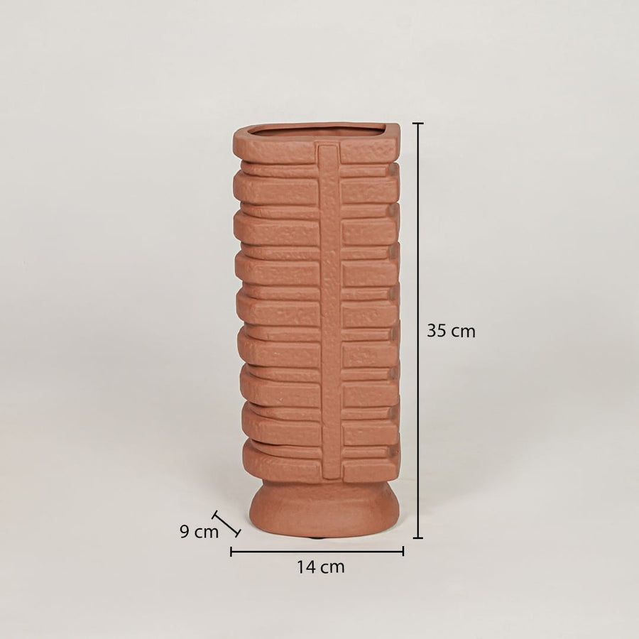 neocong ceramic vase brown dimensions