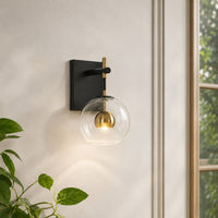Nucleus LED Wall Sconce - Black