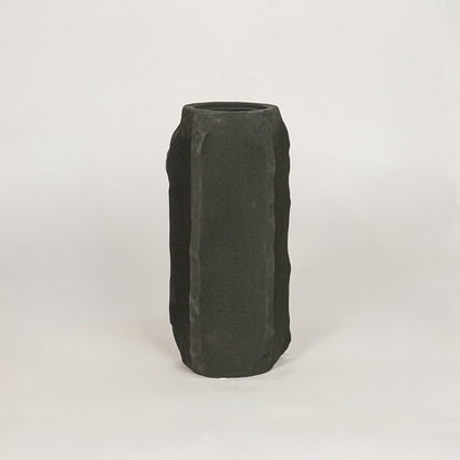 nuki large ceramic vase black white background