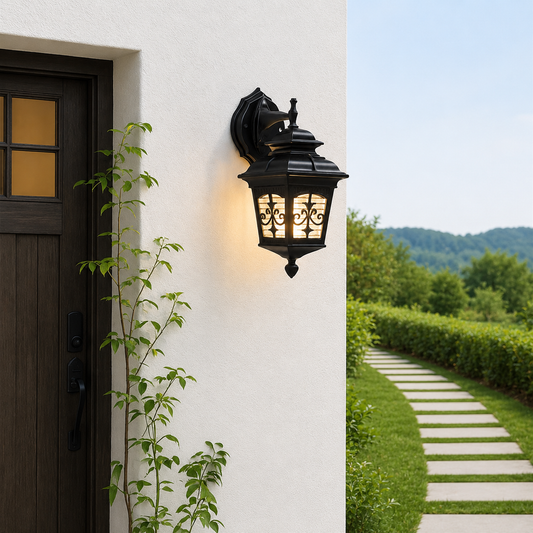 Olivier Outdoor Wall Light - Black