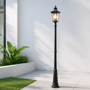 Onset Black Outdoor Pole Light