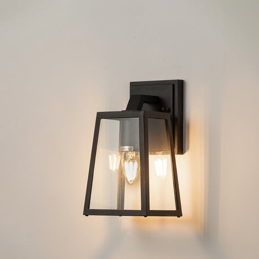 Onset Black Outdoor Wall Light - Large
