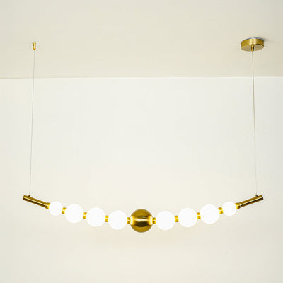 Orb Pearl Chain Linear Light