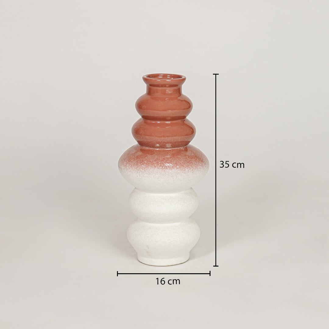 orbit bubble ceramic vase large dimensions