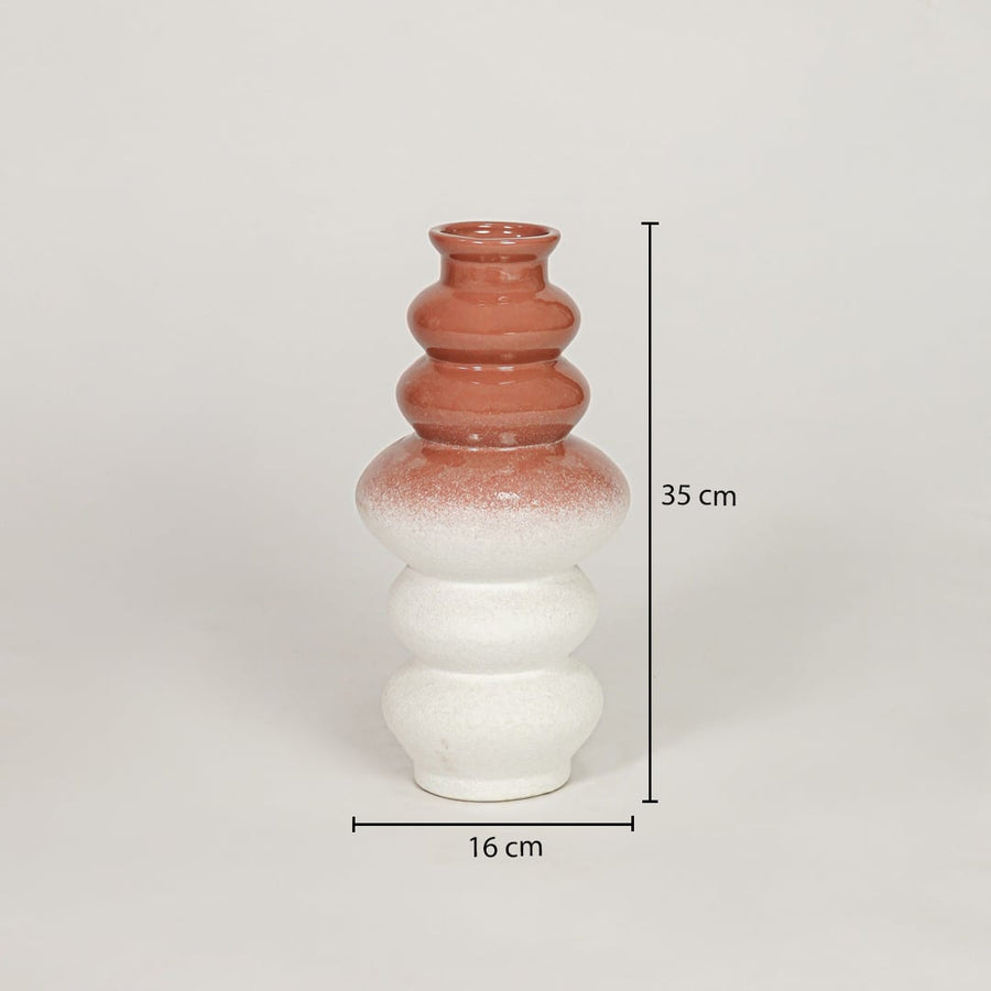 orbit bubble ceramic vase large dimensions