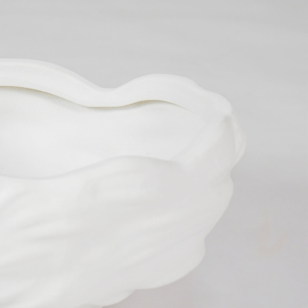 Organic Sculptural Wave-Edge Ceramic Bowl