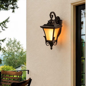 Orion Outdoor Wall Light - Brown