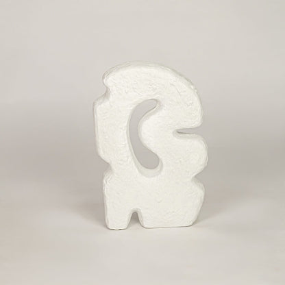 orra abstract ceramic sculpture - white white background 1