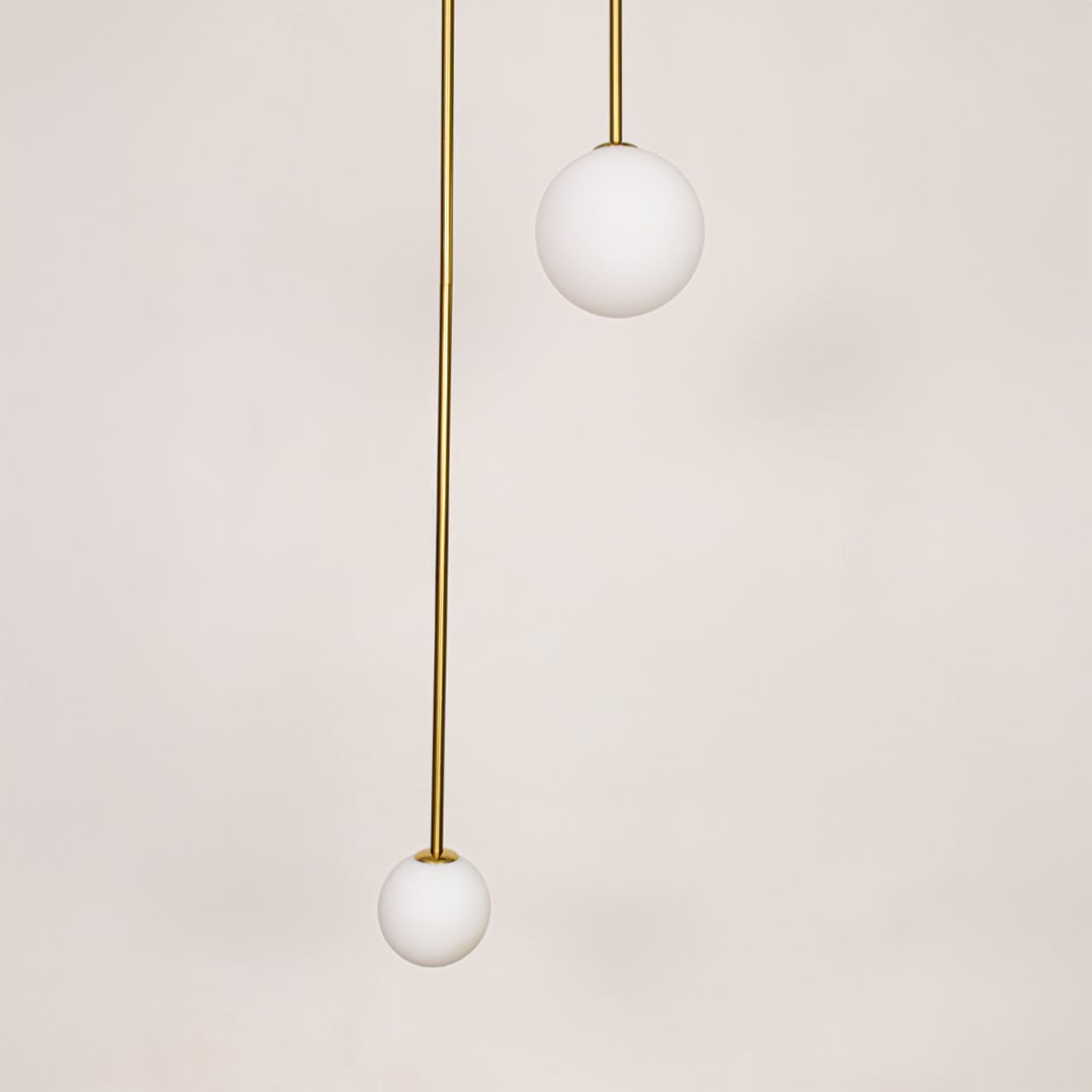 oslin double hanging lights closeup