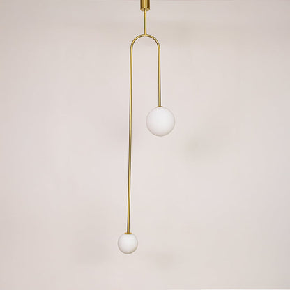 oslin double hanging lights light off white background