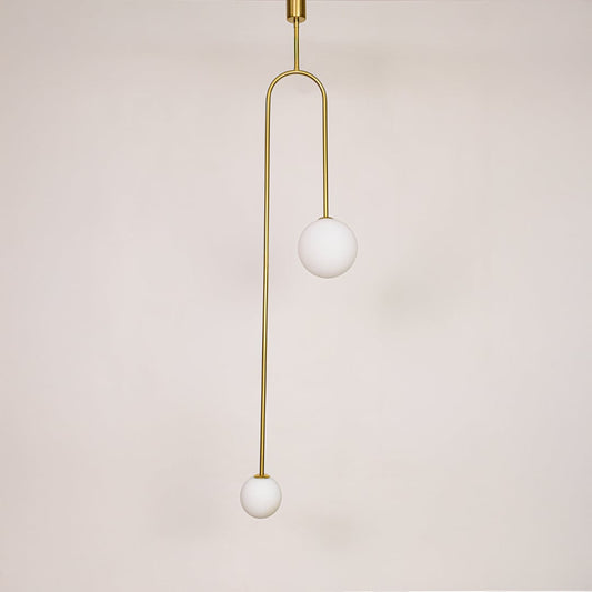 oslin double hanging lights light off white background