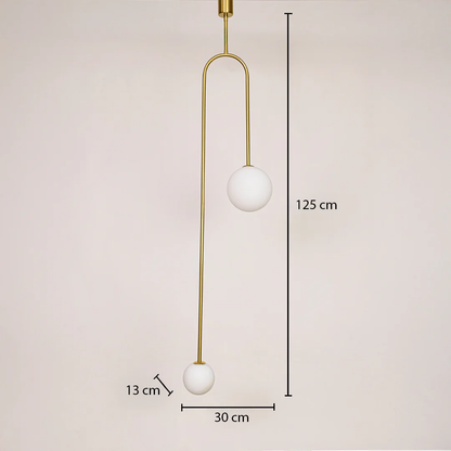 oslin double hanging lights dimensions