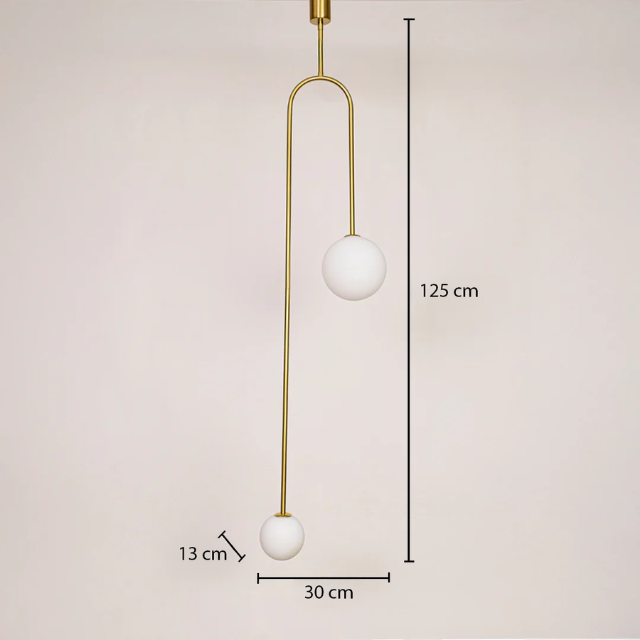 oslin double hanging lights dimensions
