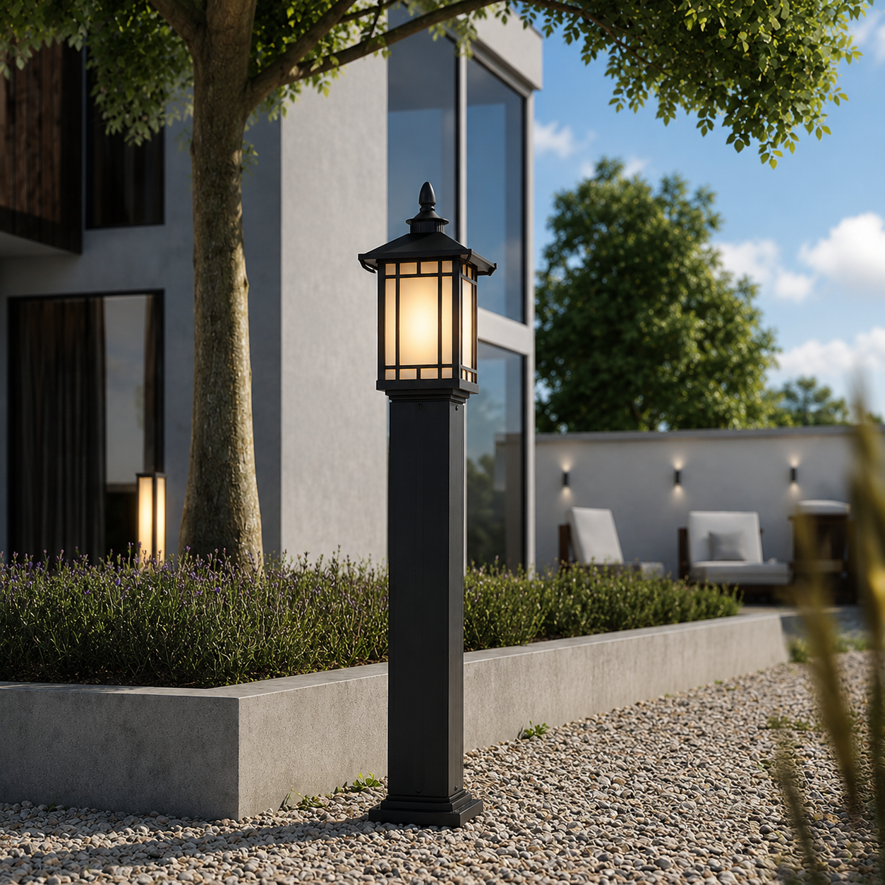 Paige Outdoor Garden Pole Light