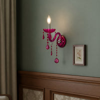Palais 1-Light Wall Sconce - Purple
