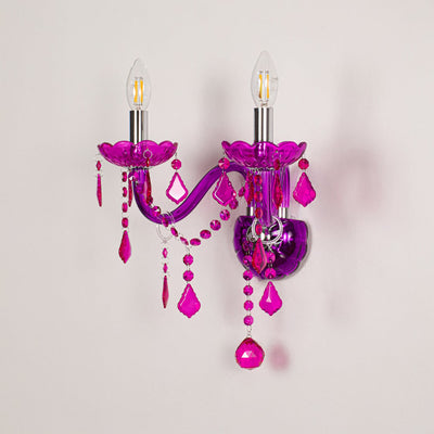 Palais 2-Light Wall Sconce - Purple
