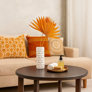 Palm Spear Orange Sunshine Set of 2 - Large