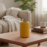 Papier Ridge Vase - Yellow