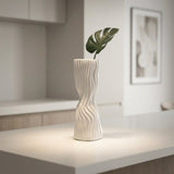 Pinnarp Pleated Ceramic Vase - Large
