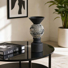 Planet Mid-Century Modern Totem Vase