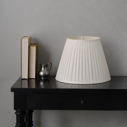 Pleated Empire Softback Lamp shade - White