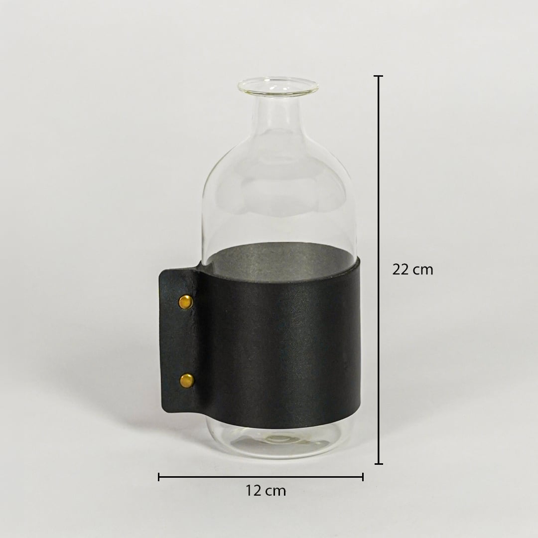 poppy glass vase medium dimensions
