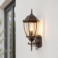 Posse Outdoor Wall Light - Brown