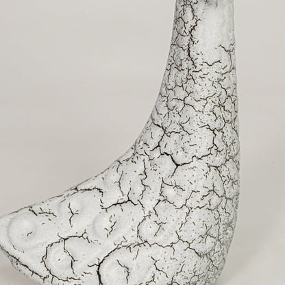 pottery bird figurine large closeup
