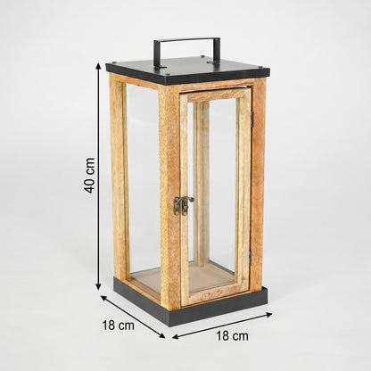 Reko Wooden Lantern - Medium