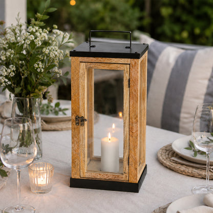 Reko Wooden Lantern - Medium