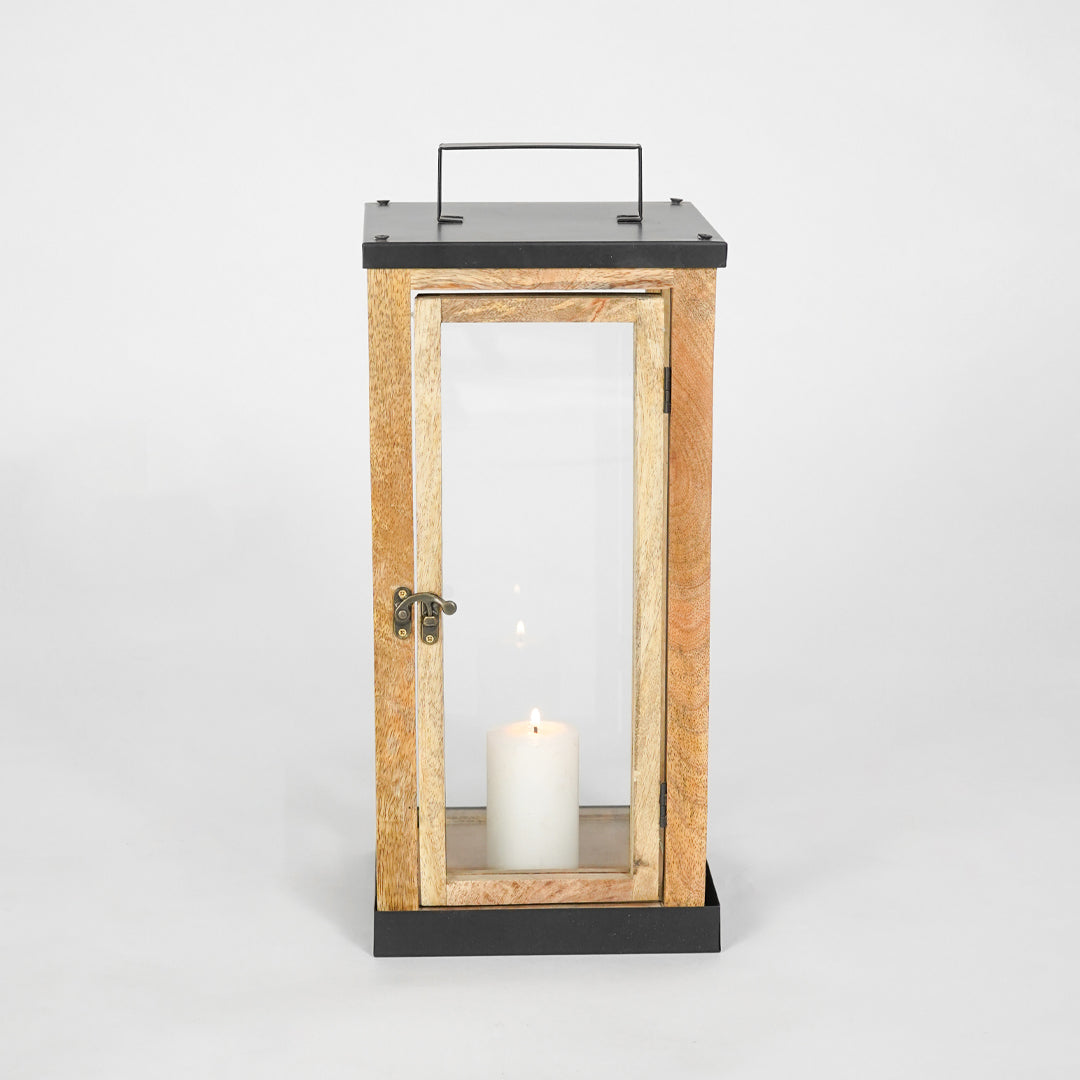 Reko Wooden Lantern - Medium