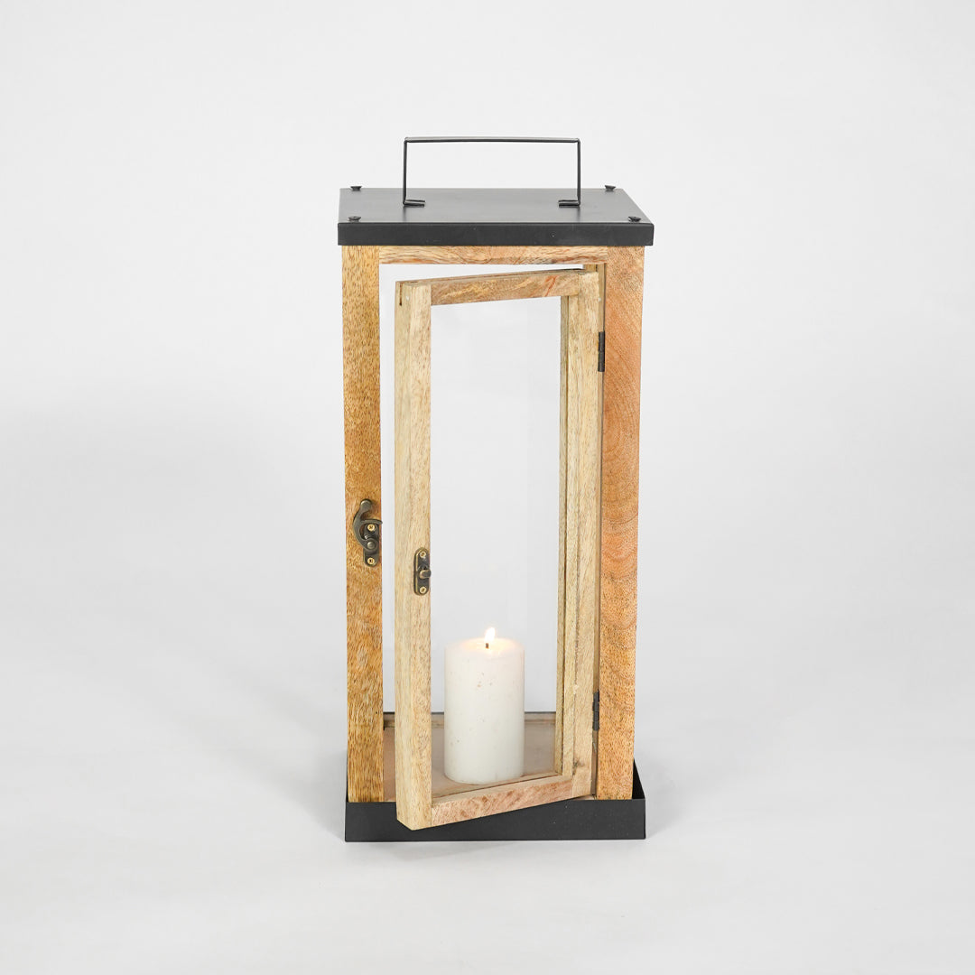Reko Wooden Lantern - Medium