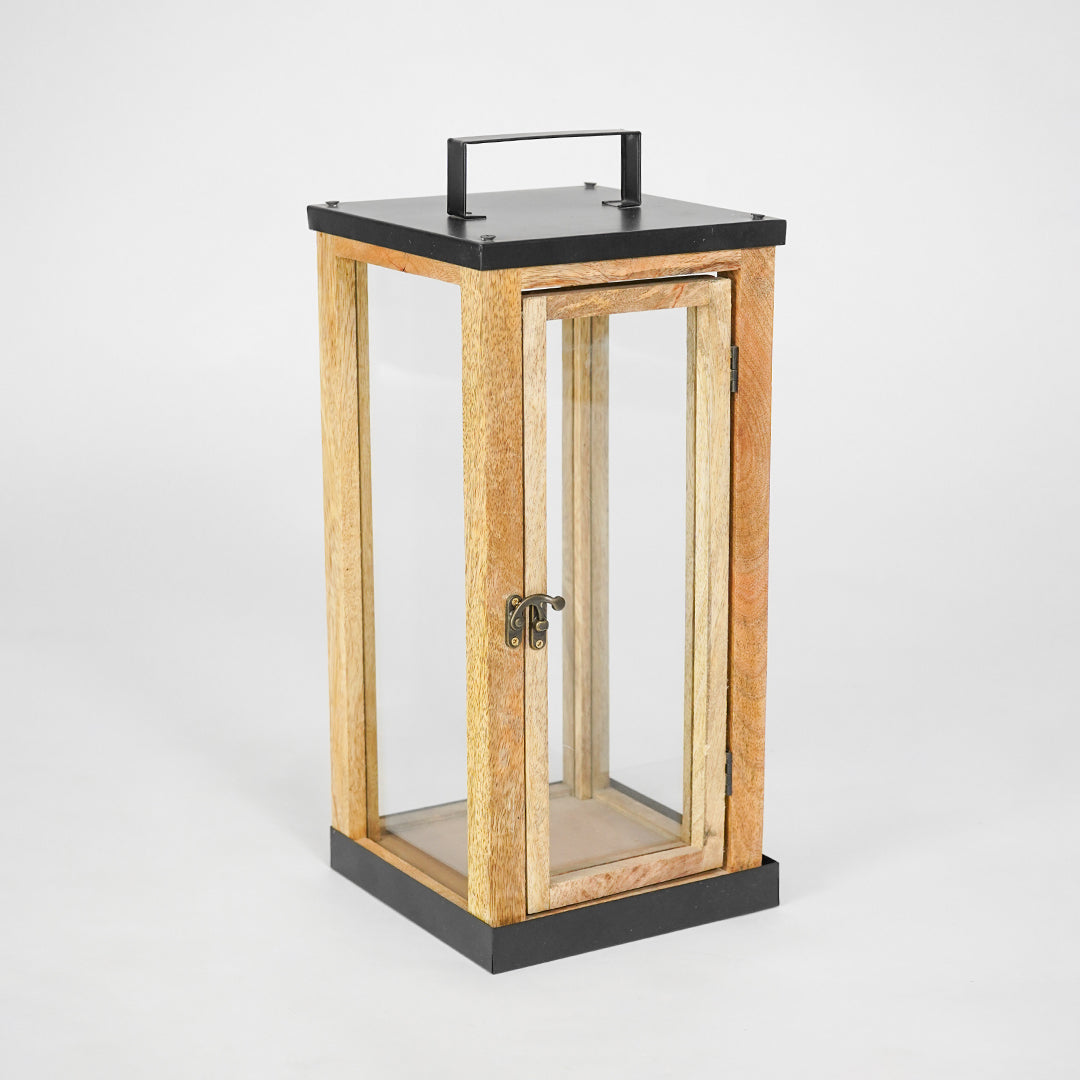 Reko Wooden Lantern - Medium