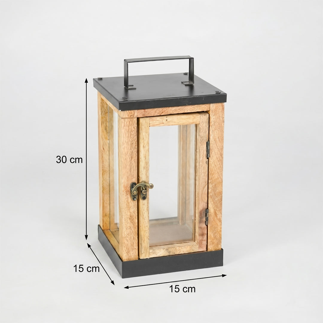 Reko Wooden Lantern - Small