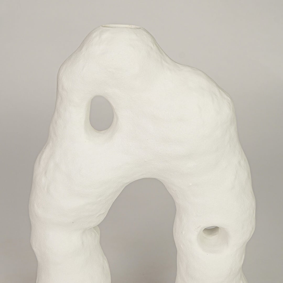 relic white ceramic decorative item closeup