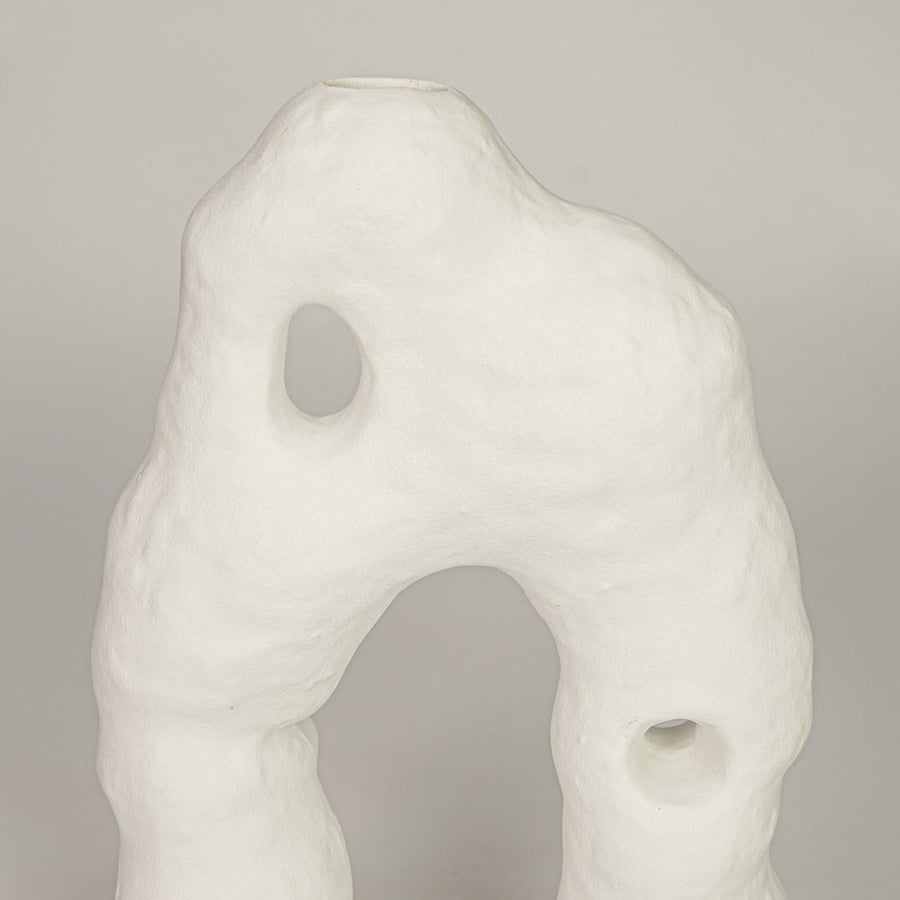 relic white ceramic decorative item closeup